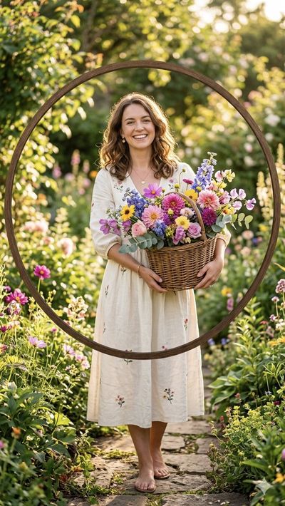 A Garden of Delights: Floral Beauty Framed