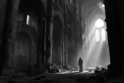 Shadows of Intrigue: A Grayscale Noir