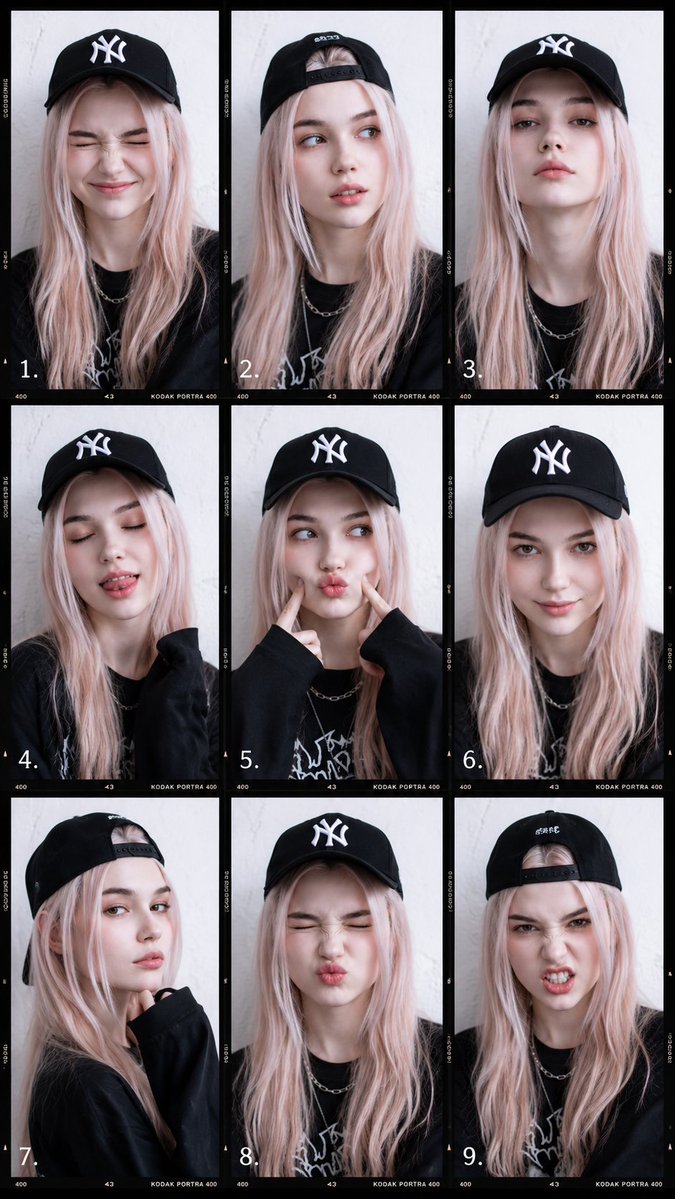 Dynamic Expressions in Streetwear: A Fashion Collage