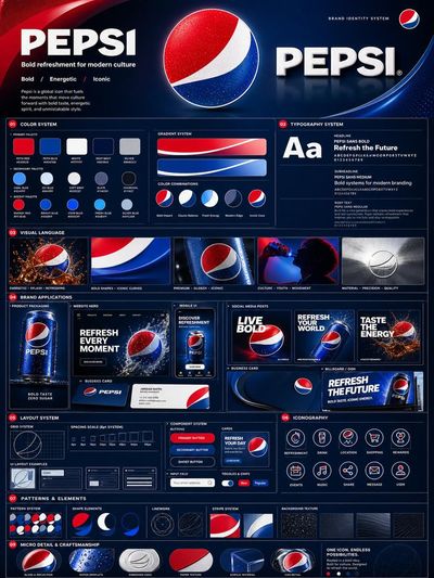 Premium Brand Identity System Poster