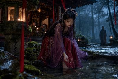 Whispers of the Misty Temple: A Wuxia Tale