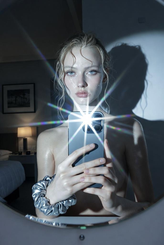 Frozen Glam: The Flash of Style