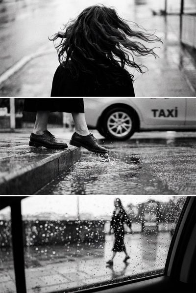 Ethereal Elegance in Black and White