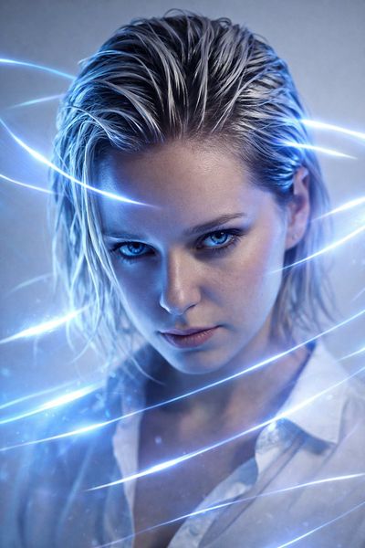 Futuristic Elegance: A Glimpse Through Luminous Lines