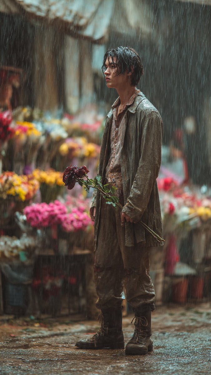 Beauty in Ruin: A Rainy Reflection