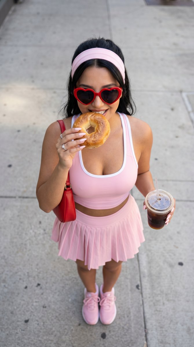 Sporty Elegance: A Morning in the City