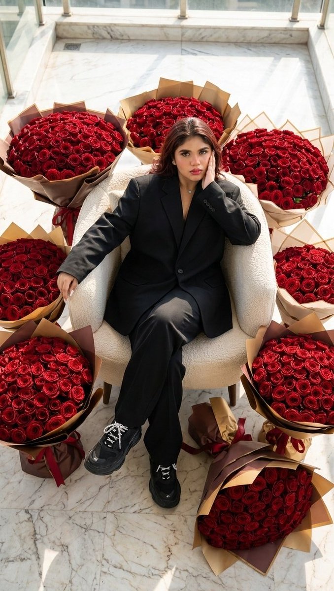 A Floral Haven: Fashion and Nature Collide in Luxurious Terrace