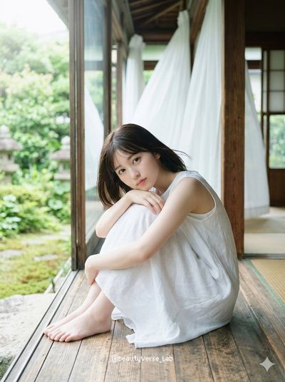 Whispers of Summer: Translucent Idol Elegance
