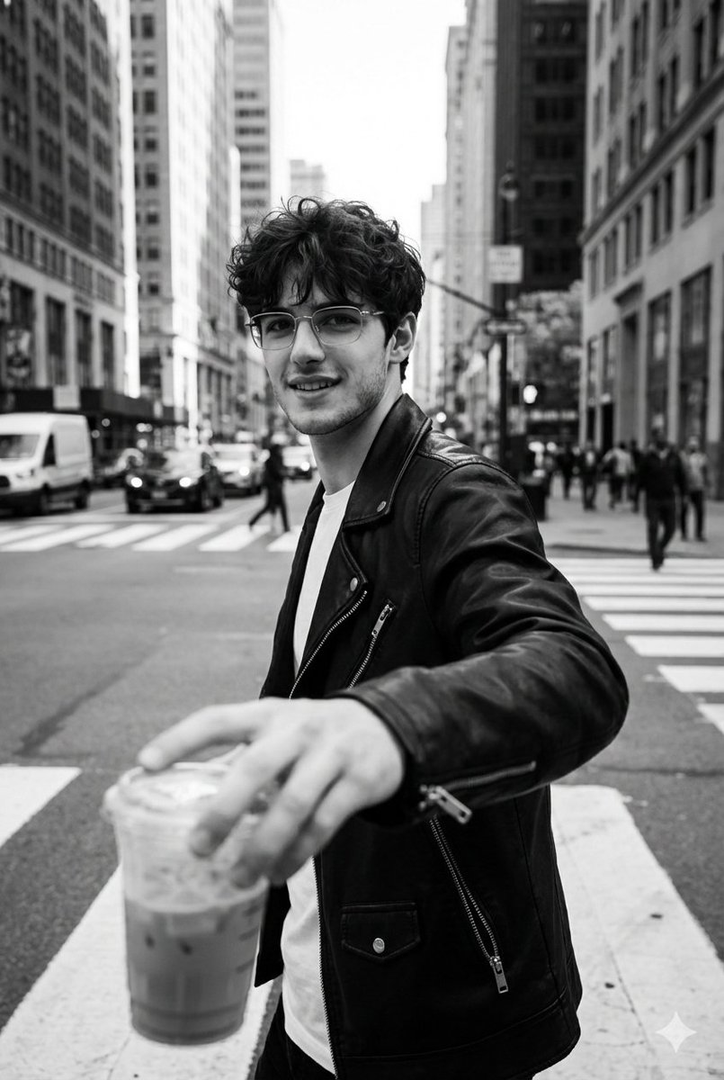 Cinematic Street Style: Urban Movement in Black & White