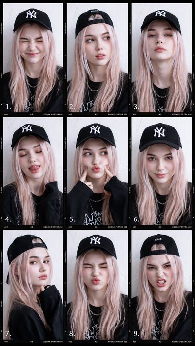 Dynamic Expressions in Streetwear: A Fashion Collage