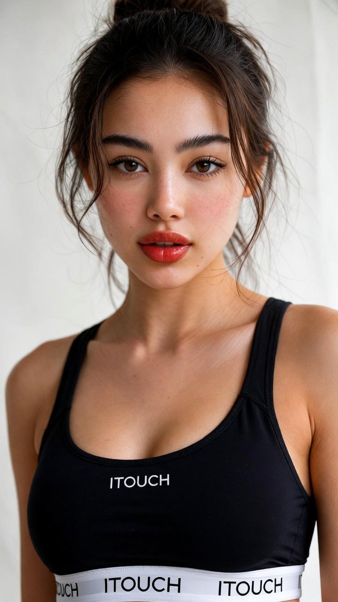 Ultra-Realistic Studio Portrait of a Confident Young Woman