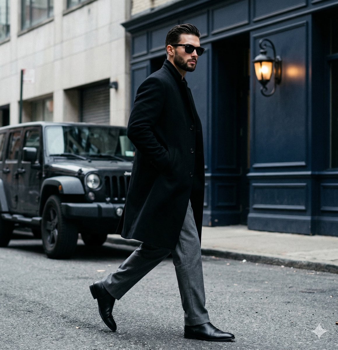 Urban Elegance: Moody Street Style in Monochrome