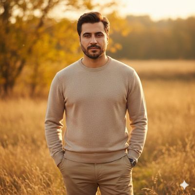 Golden Hour Confidence in Cashmere