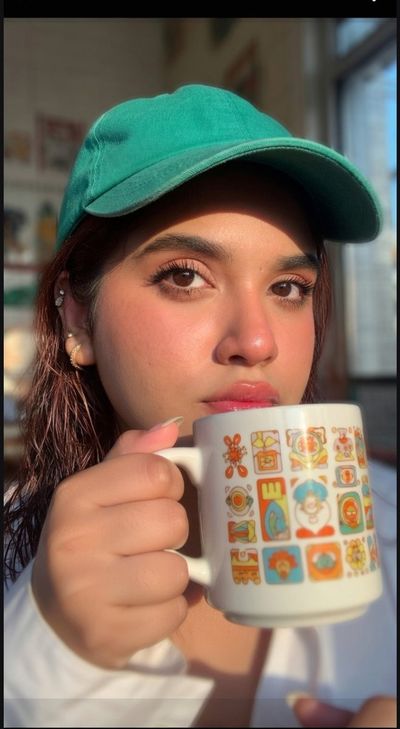 Golden Hour Glow: A Caffeine Moment Through a Fisheye Lens