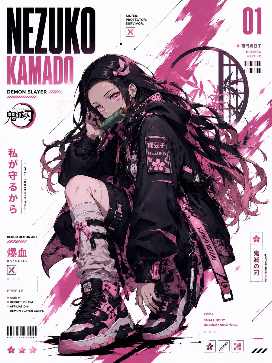 Futuristic Fusion: Anime Character Meets Streetwear