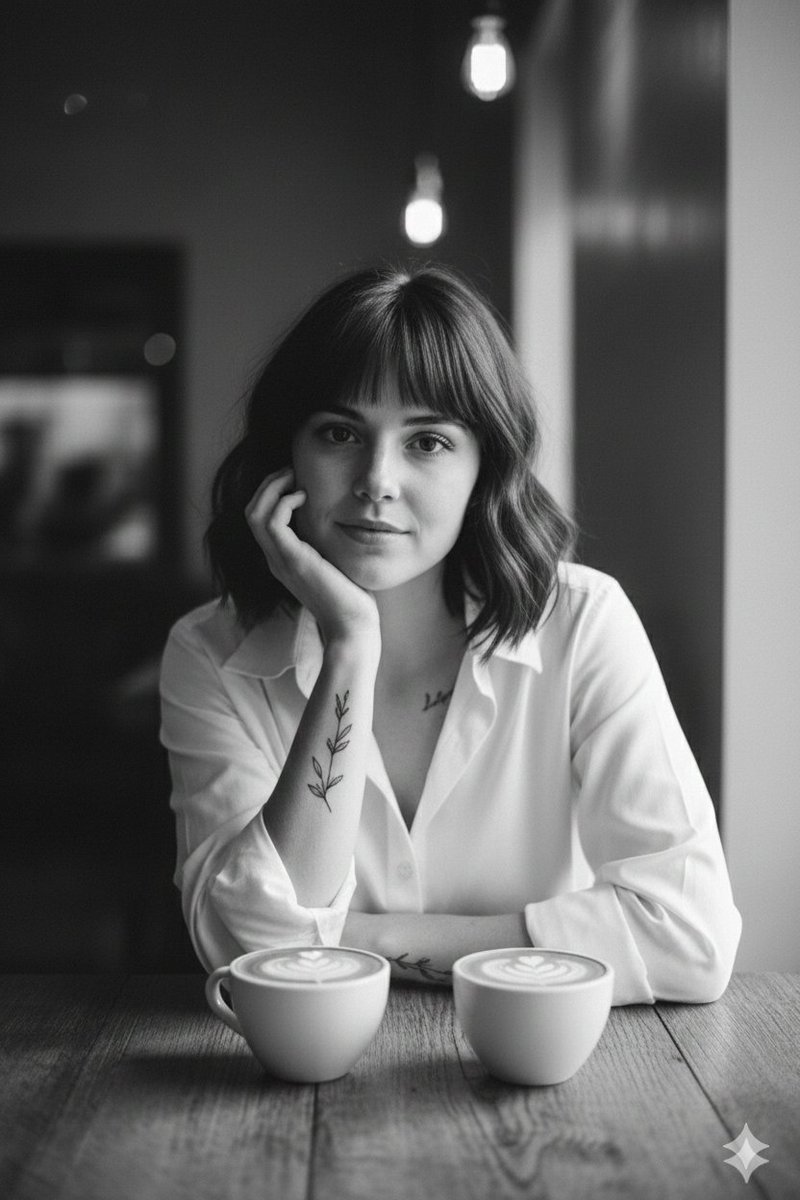 Cinematic Soul: A Moment in Monochrome