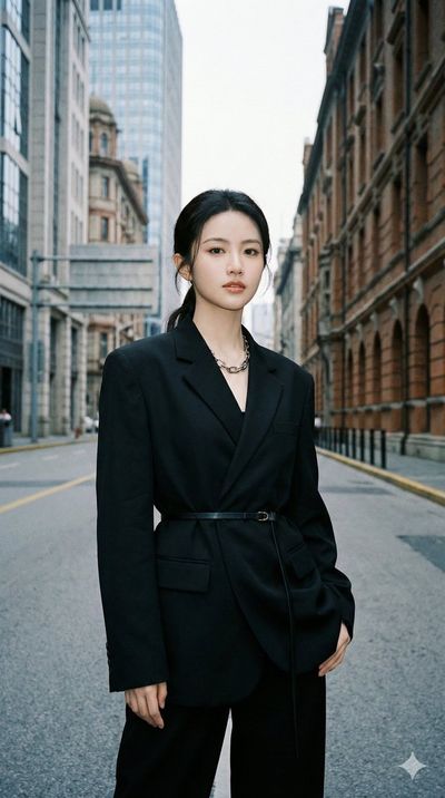 Urban Elegance: A Street Fashion Snapshot