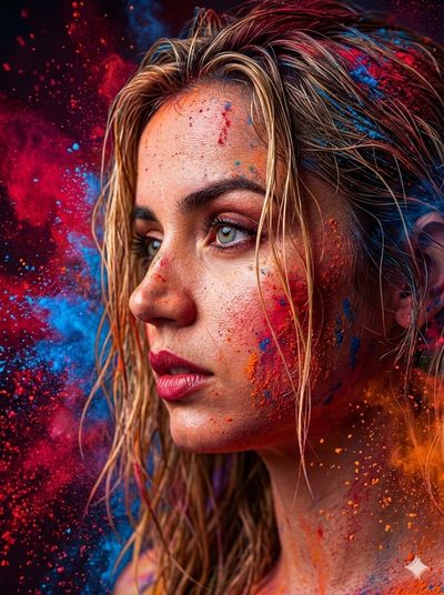 Holi Glow: A Bold Celebration of Color and Beauty