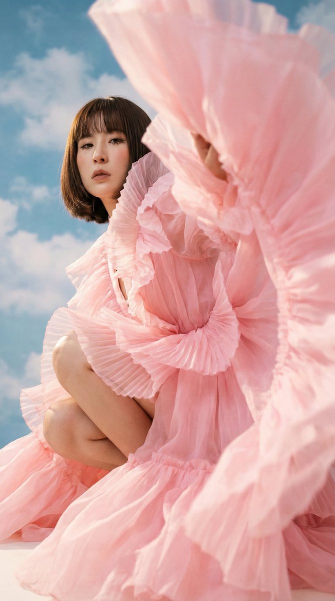 Ethereal Elegance: The Dreamy Fashion Portrait