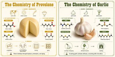 The Chemistry of Provolone and Garlic Revealed