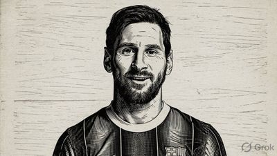 Classic Woodcut Portrait with Sharp Contrast