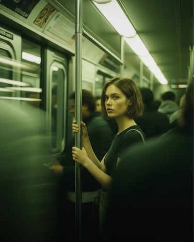 Subway Solitude in Motion