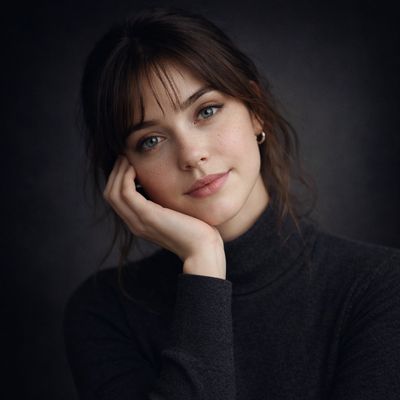 Radiant Elegance: A Portrait in Detail