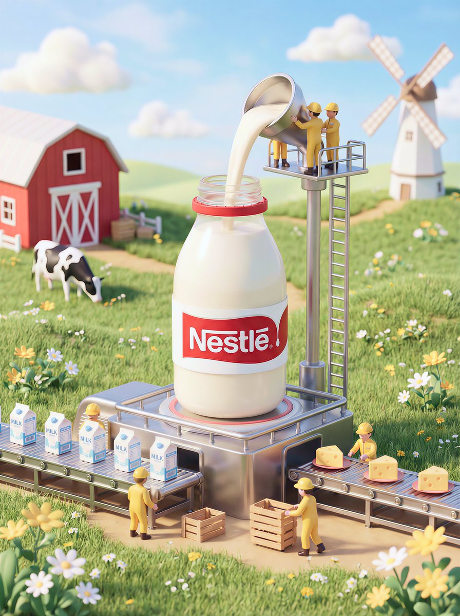 Whimsical Dairy Delight: The Tiny Milk Manor