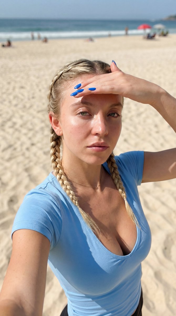 Capturing a Moment at the Beach