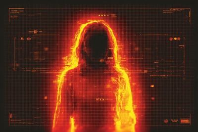 Thermal scan reveals a fugitive's heat signature through digital distortion