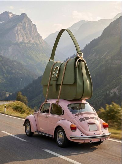 Luxury on the Move: A Surreal Fashion Journey