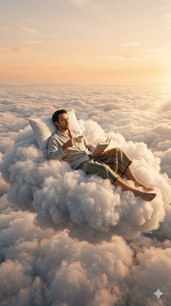 Floating Comfort: A Dreamy Escape Above the Clouds