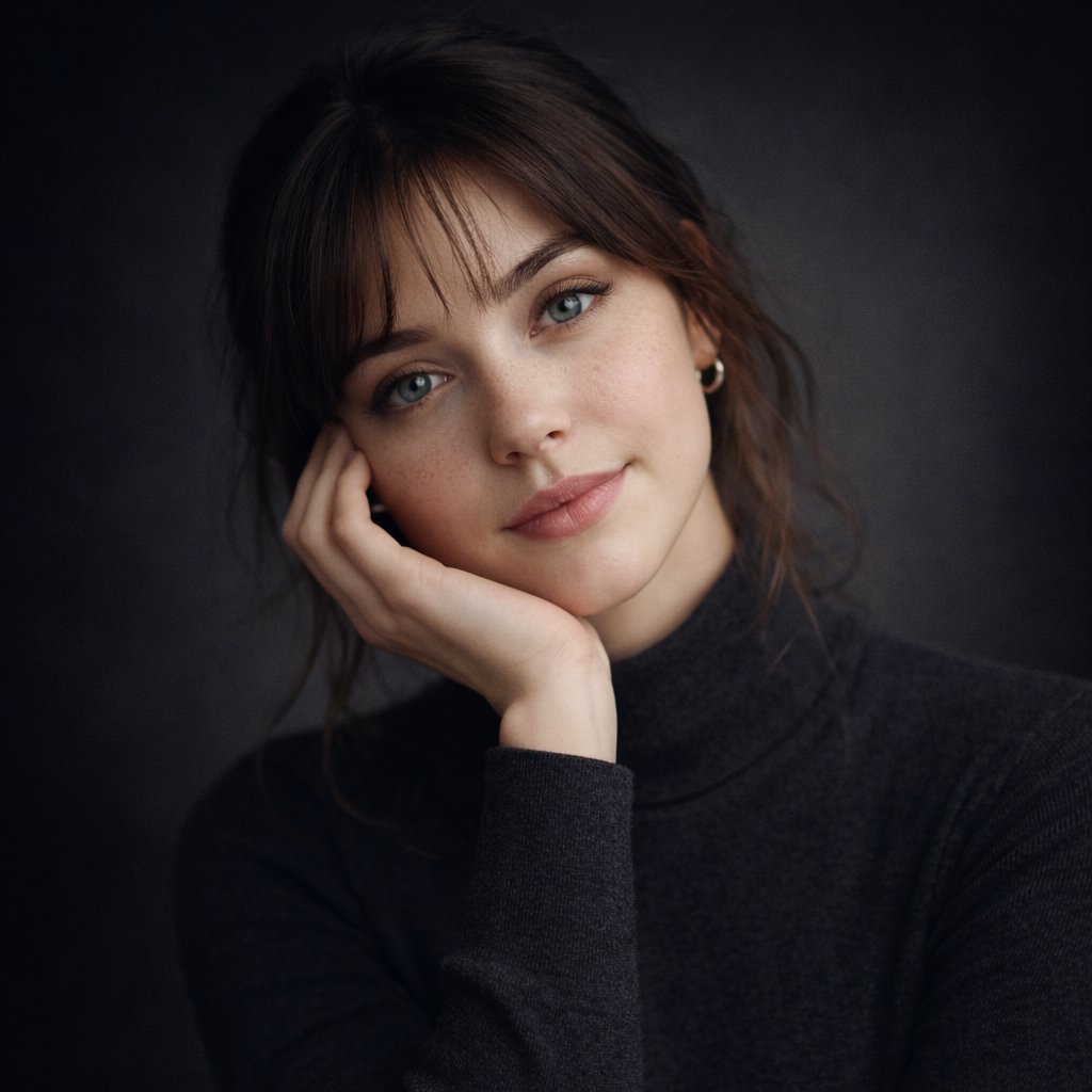 Radiant Elegance: A Portrait in Detail