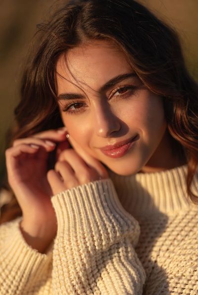 Golden Hour Grace: A Portrait of Serenity