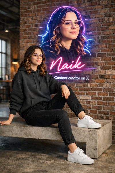 Effortless Cool: Urban Chic in Neon Glow