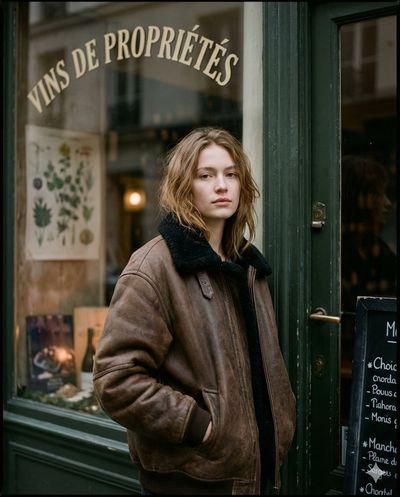 Twilight Elegance: A Parisian Portrait