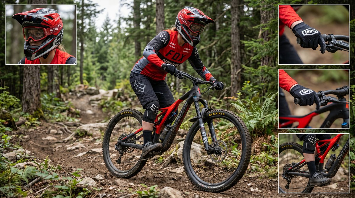 Precision in Motion: Detailed Mountain Biking Gear
