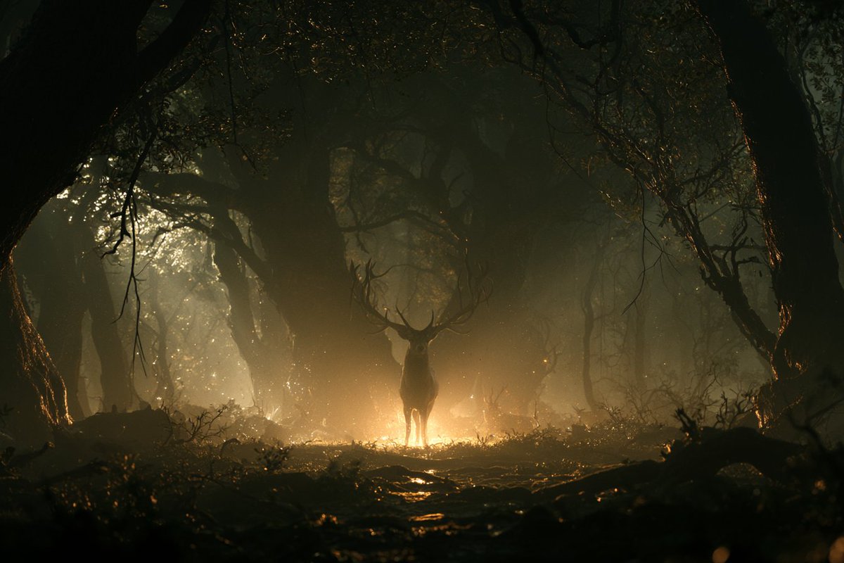 Cinematic Fog Layers Illuminate the Subject with Warm Backlighting