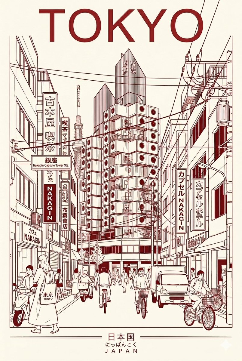 Urban Symphony: Minimalist Travel Poster Art