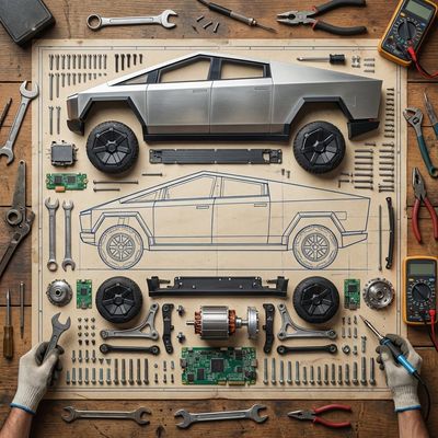 Deconstructing the CyberTruck: A Mechanical Puzzle