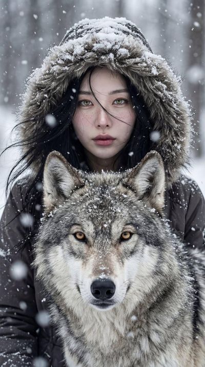 Bond of the Wild: A Cinematic Winter Portrait