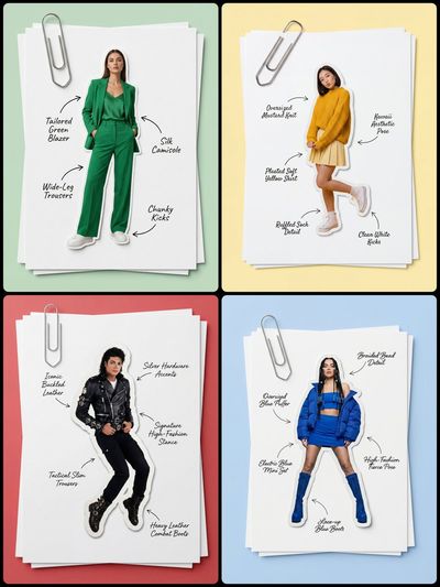 High-Fashion Minimalist Scrapbook Art