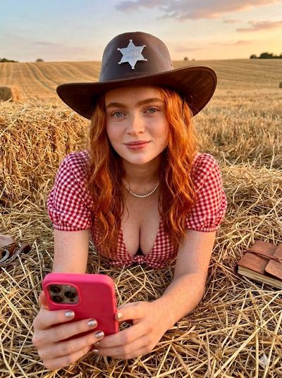 Golden Hour Cowgirl: A Selfie in the Sun