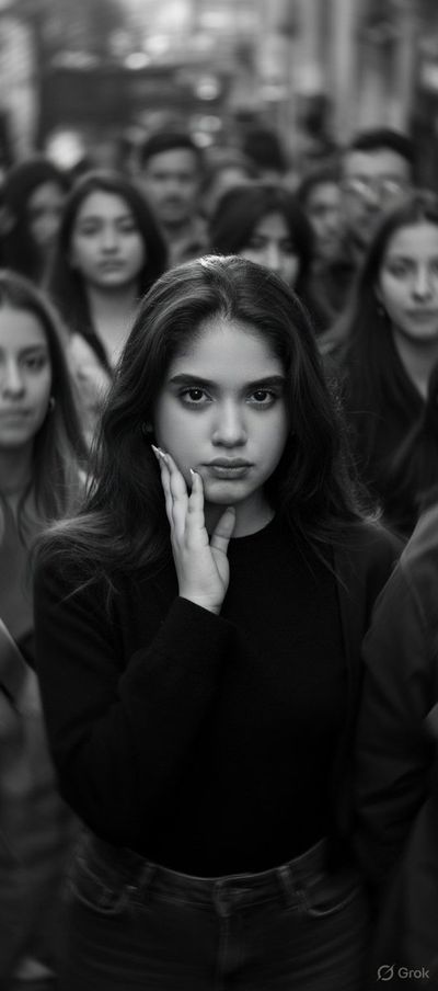 Stillness Amidst Urban Rush: Sofia's Quiet Defiance