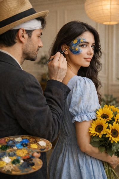 A Brush with Trust: Capturing Love's Portrait