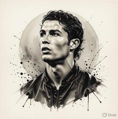 Precision Portrait: Ink and Shadow in Monochrome Detail