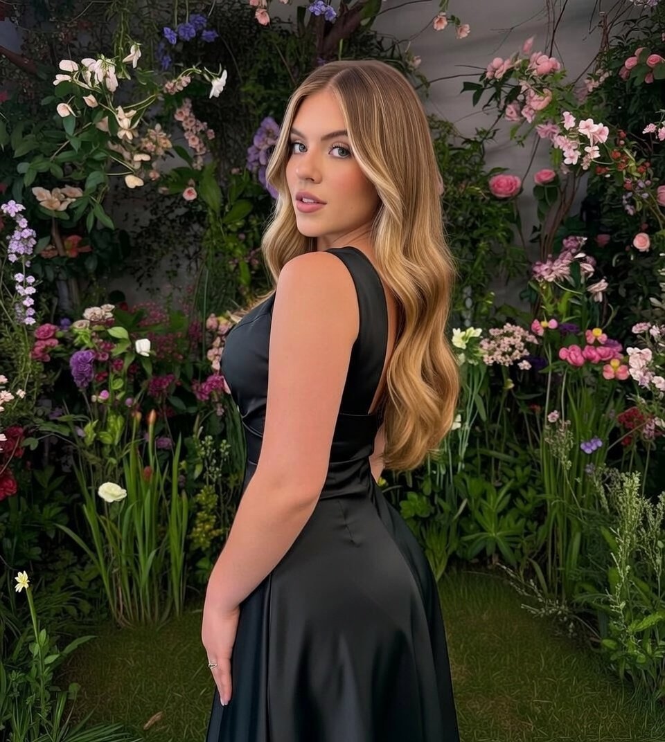 Elegance in Bloom: Sydney Sweeney's Floral Escape