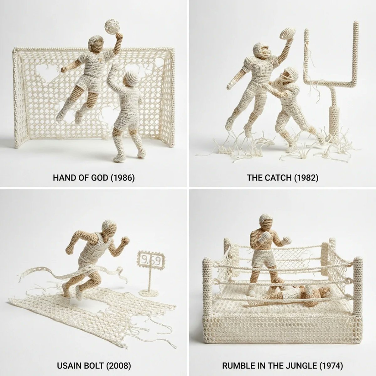 Crochet Chronicles: Iconic Sports in Thread