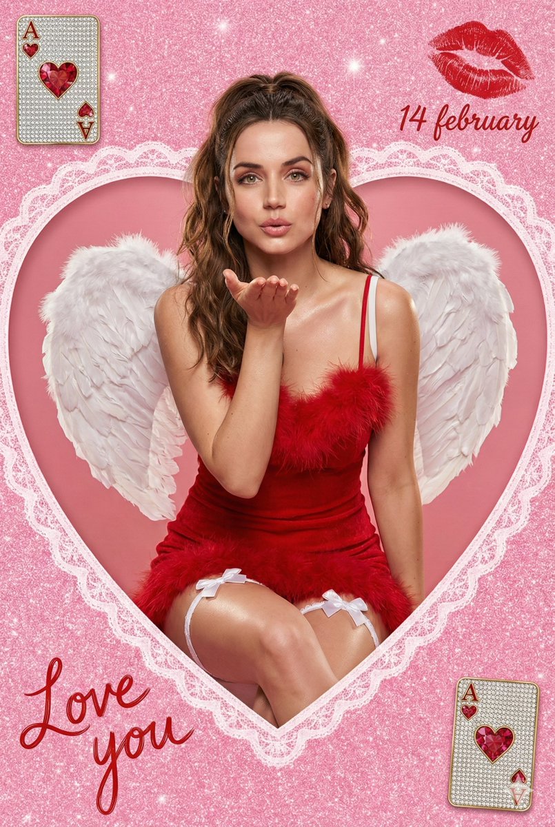 Valentine Angel: Glamour & Romance in 8K Detail
