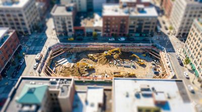 Tiny Giants: A Tilt-Shift Construction Fantasy